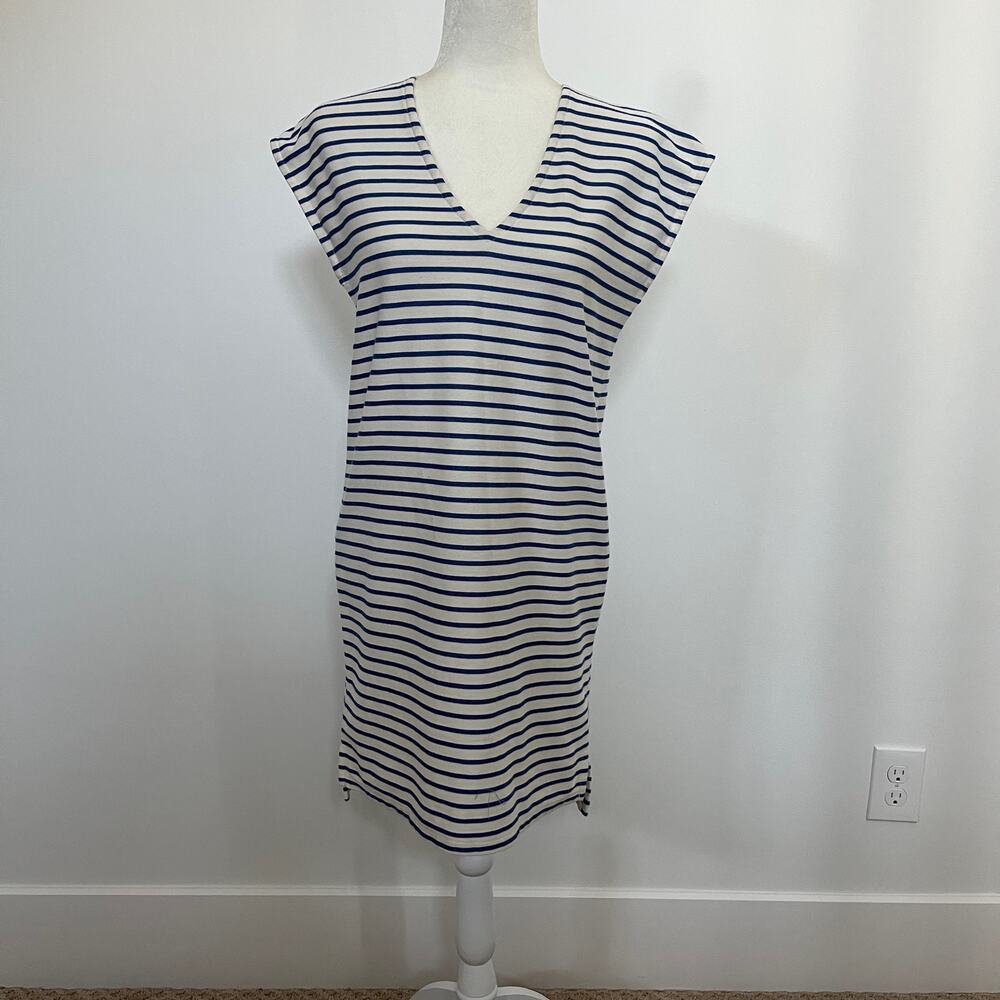 Madewell Striped V-Neck Summer Dress